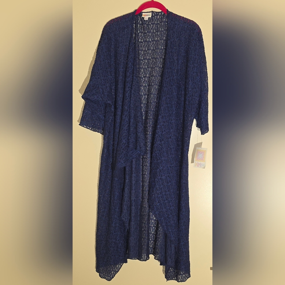 LuLaRoe Navy Blue Tunic Top